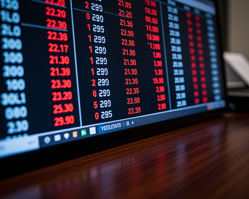 Financial Market Data Display