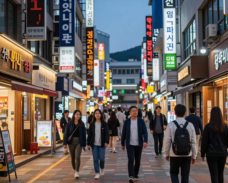Myeongdong Night Scene