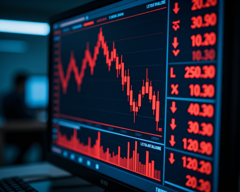 Stock Market Decline Visual