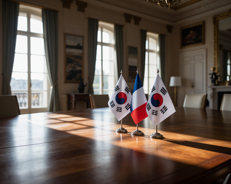 Diplomatic Summit Atmosphere