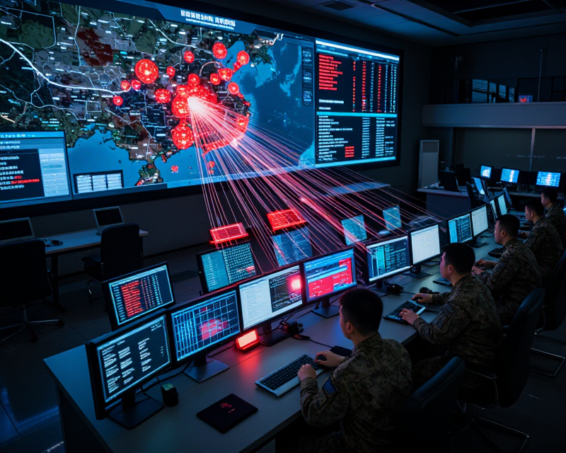 Cyber Warfare Visualization