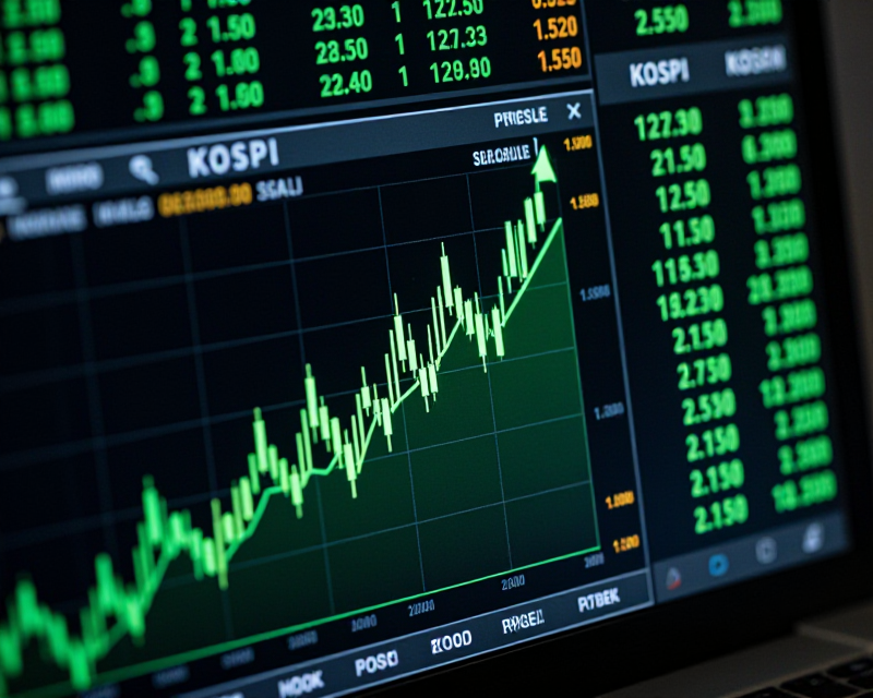 KOSPI Market Surge Visualization