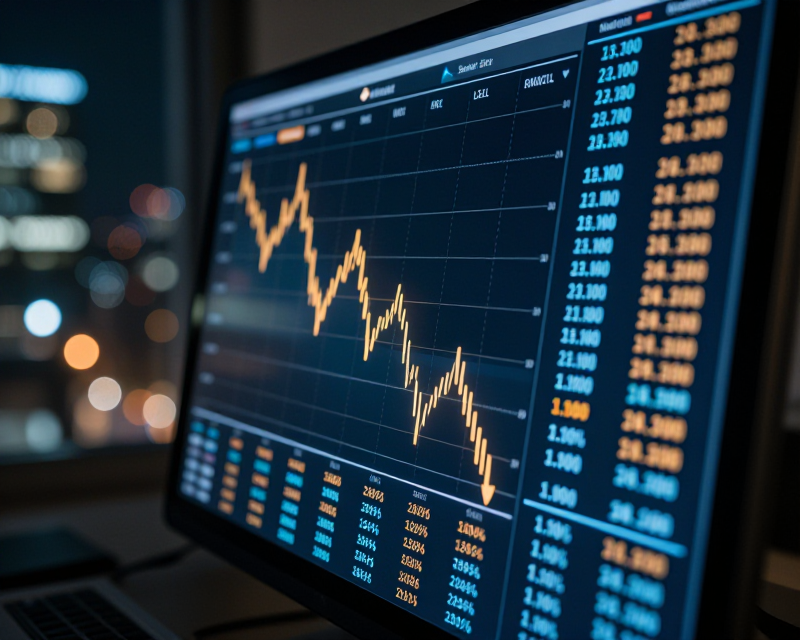 Financial Market Trend Visualization
