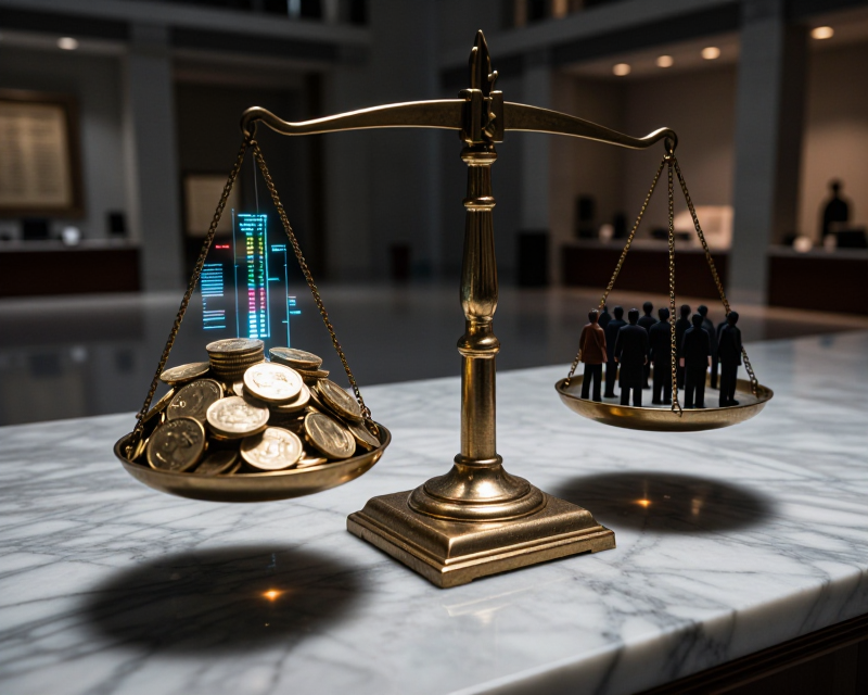 Symbolic representation of wealth inequality and economic policy
