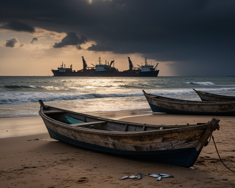 Industrial Trawlers vs Local Fishing
