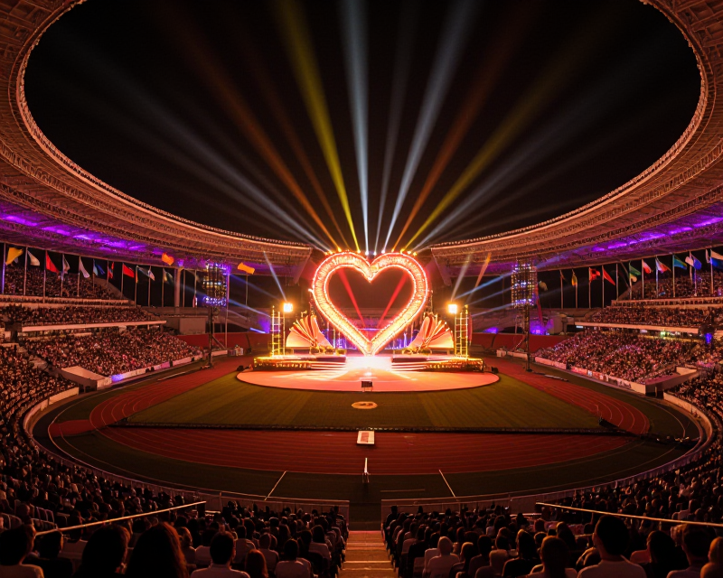 Asian Games Opening Ceremony Atmosphere