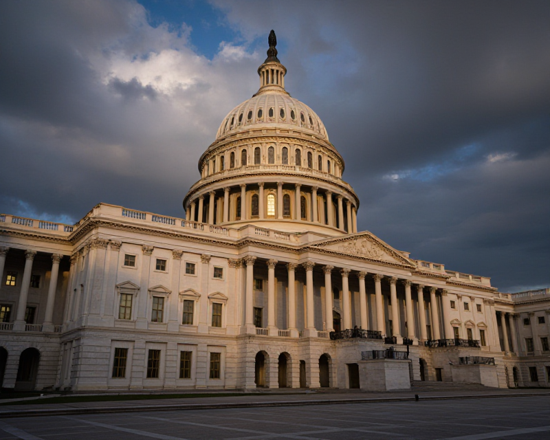 US Capitol at Dusk