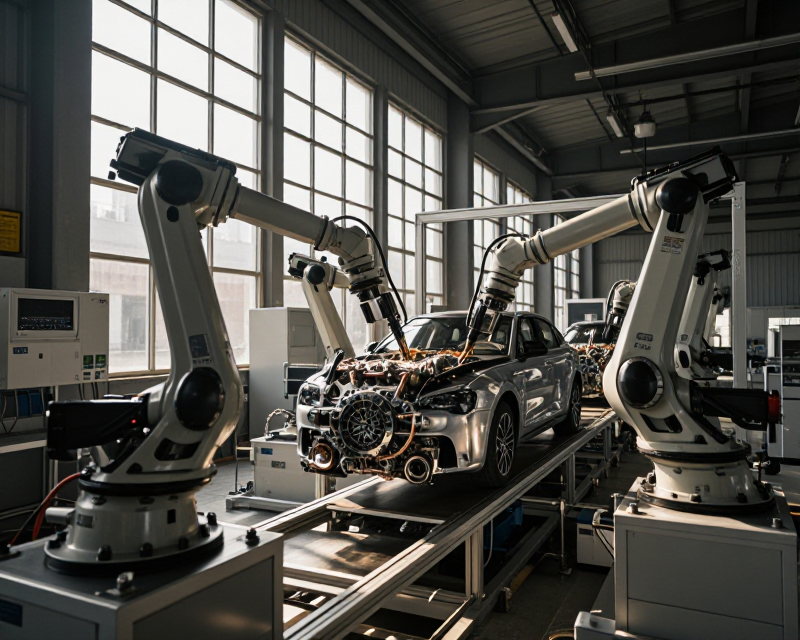 Modern Automotive Manufacturing Plant