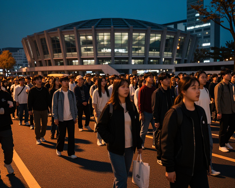 Seoul Protest Atmosphere
