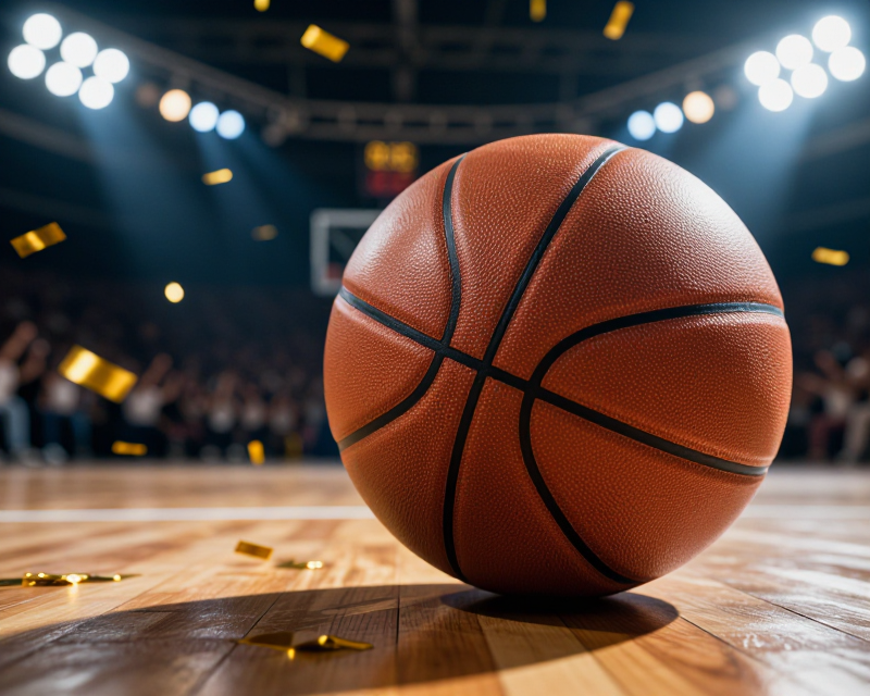 Basketball Victory Concept